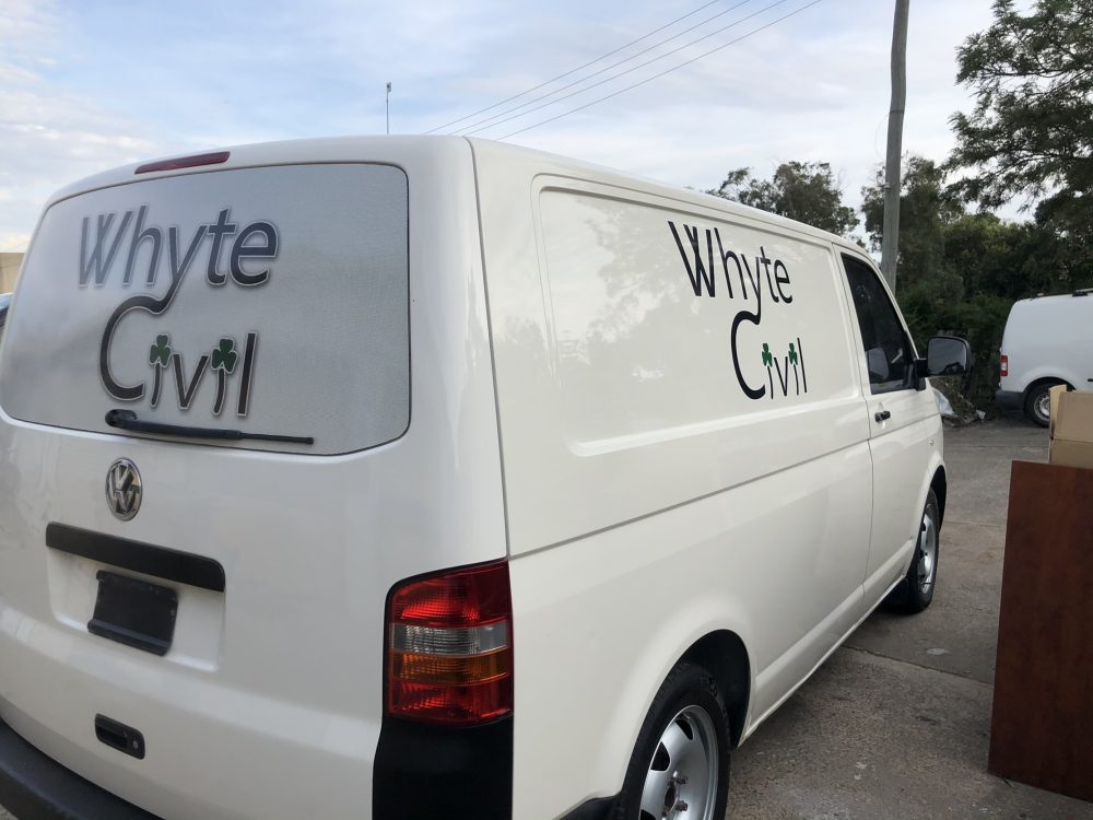 VAN SMALL DECAL + ONE WAY VISION PACKAGE - Image 2